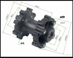TTR250 заднее колесо2.jpg